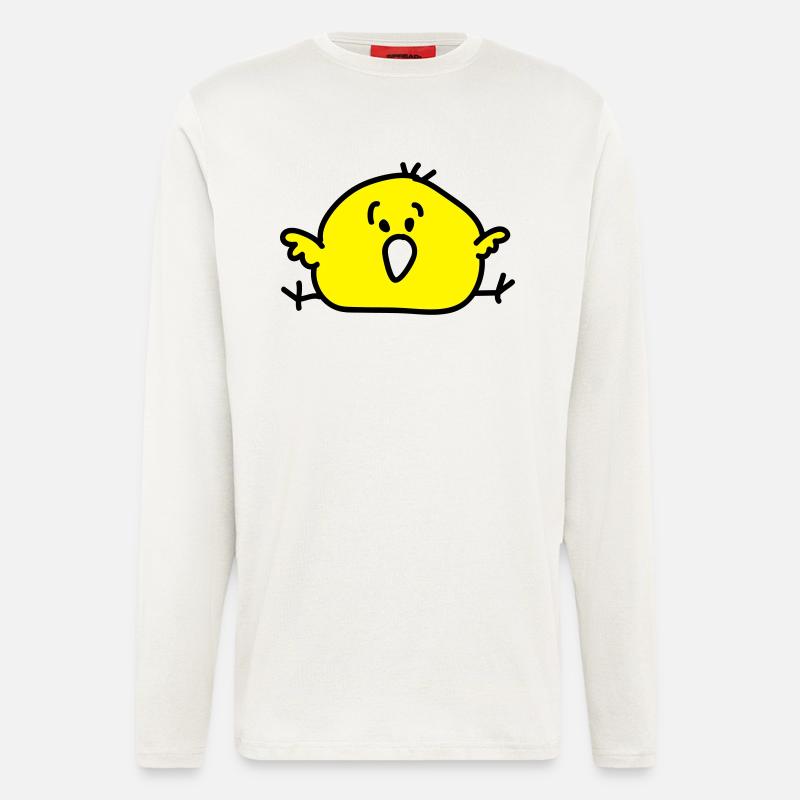 dickes Vögelchen - Langarmshirt - made by SPREAD  - OFF WHITE