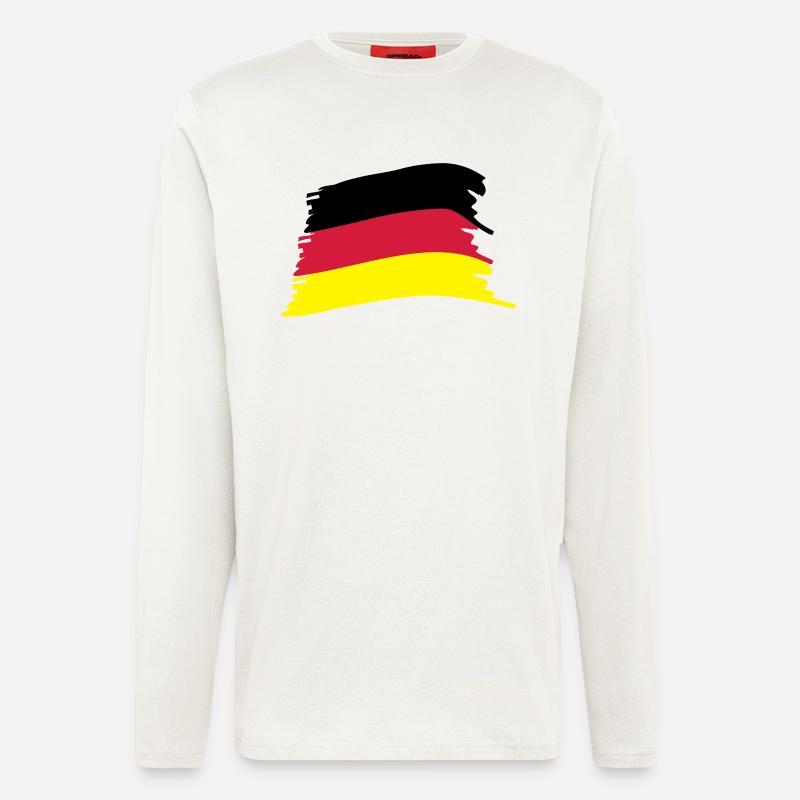 '-Flagge - Langarmshirt - made by SPREAD  - OFF WHITE