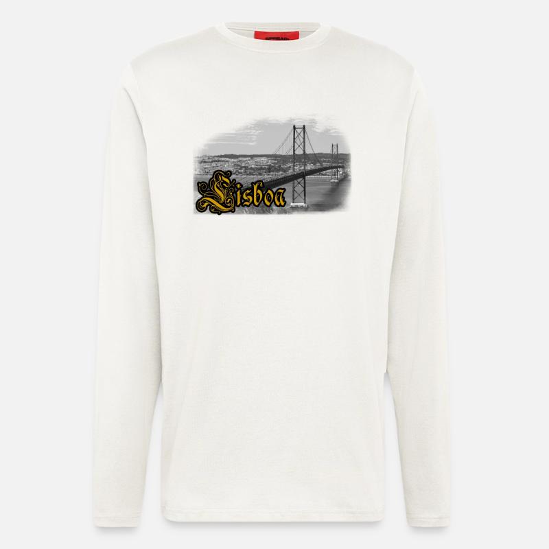 Lisbon bridge - Longsleeve - made by SPREAD  - OFF WHITE