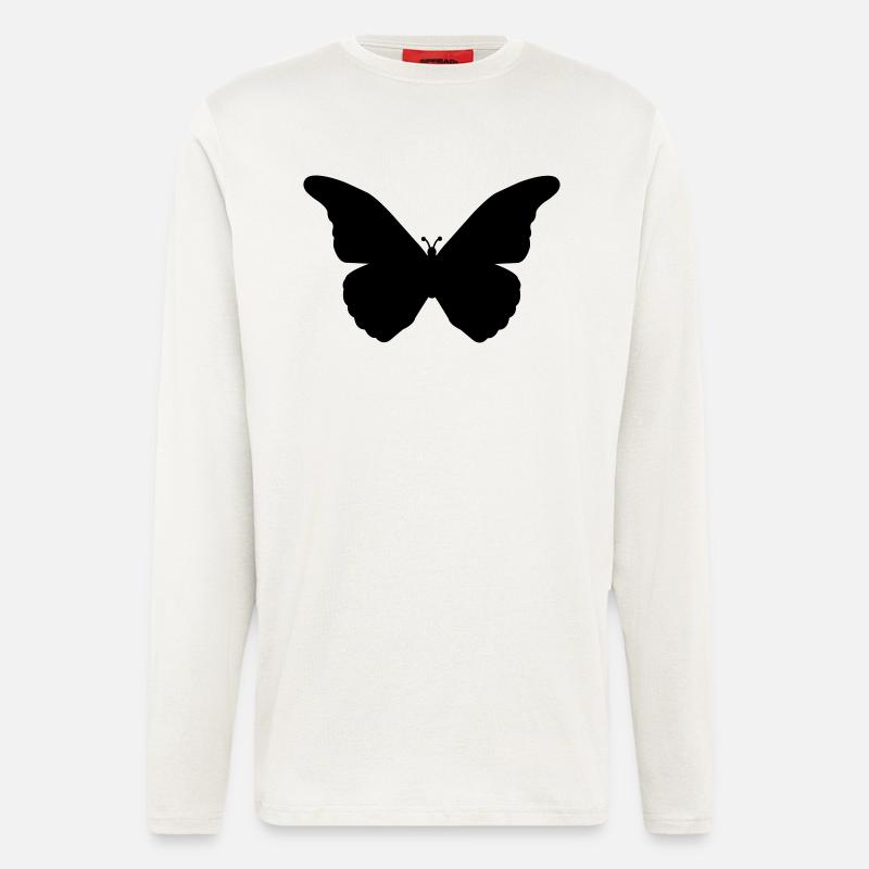 schmetterling - Langarmshirt - made by SPREAD - OFF WHITE