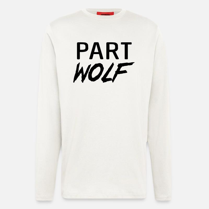 Part Wolf - Longsleeve - made by SPREAD  - OFF WHITE