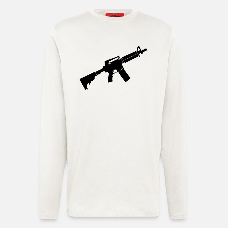 M4 - Langarmshirt - made by SPREAD  - OFF WHITE