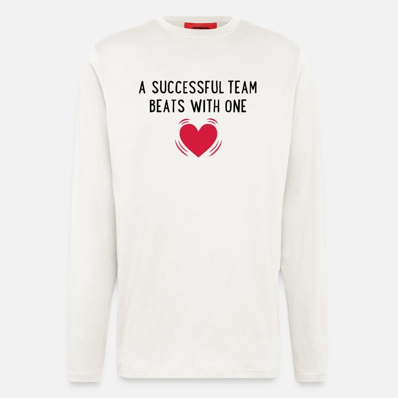 Team - Langarmshirt - made by SPREAD  - OFF WHITE