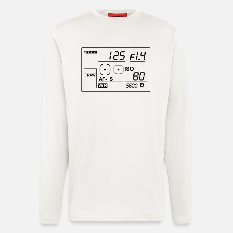 display2015 Einfarbig - Langarmshirt - made by SPREAD  - OFF WHITE