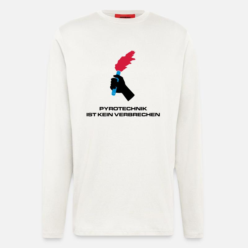 Pyrotechnik - Langarmshirt - made by SPREAD  - OFF WHITE