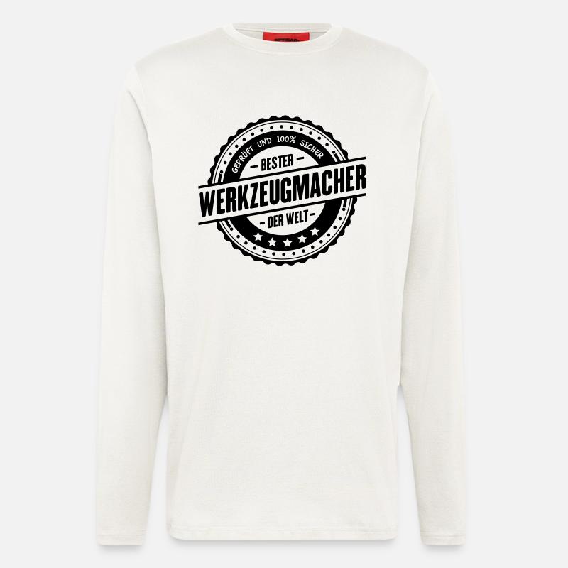 Bester Werkzeugmacher - Langarmshirt - made by SPREAD  - OFF WHITE