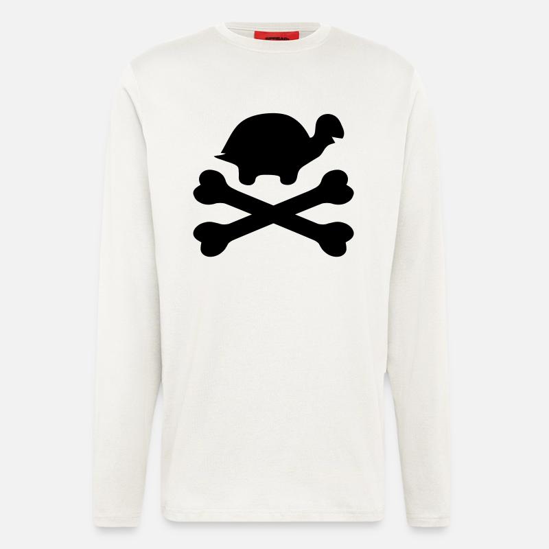 bad turtle - Langarmshirt - made by SPREAD  - OFF WHITE