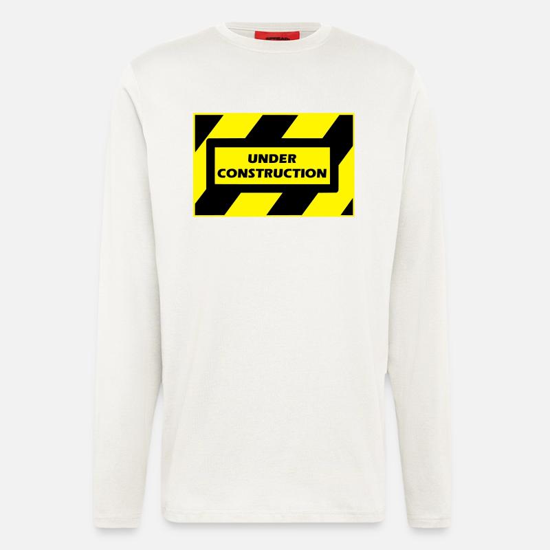 under_construction - Langarmshirt - made by SPREAD  - OFF WHITE
