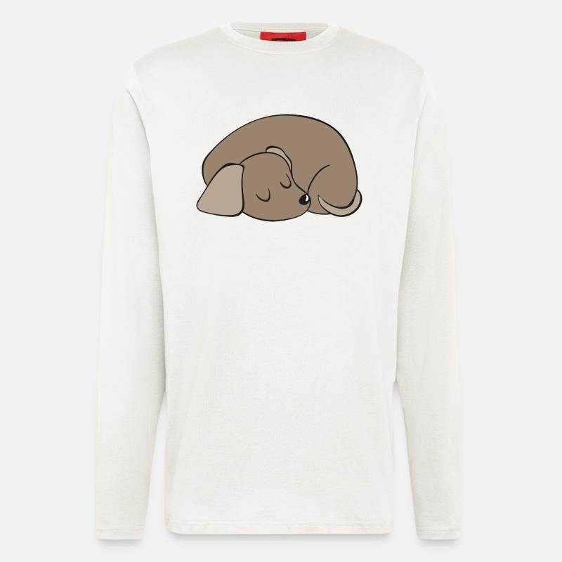 Hund - Langarmshirt - made by SPREAD  - OFF WHITE