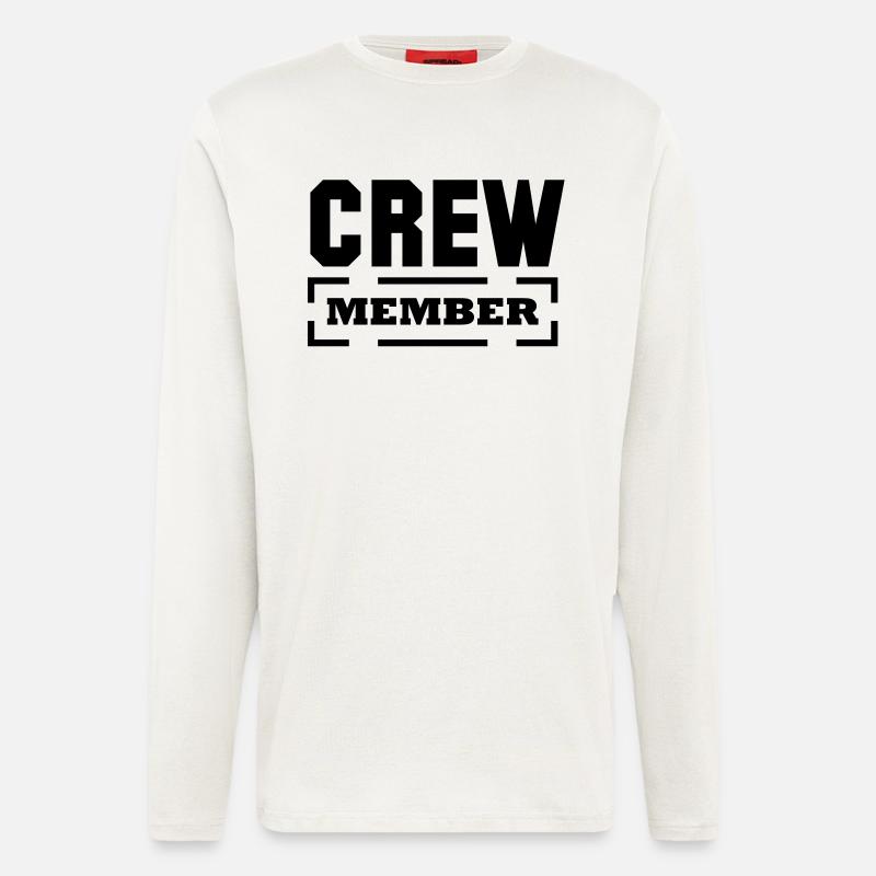 crew member - Langarmshirt - made by SPREAD - OFF WHITE