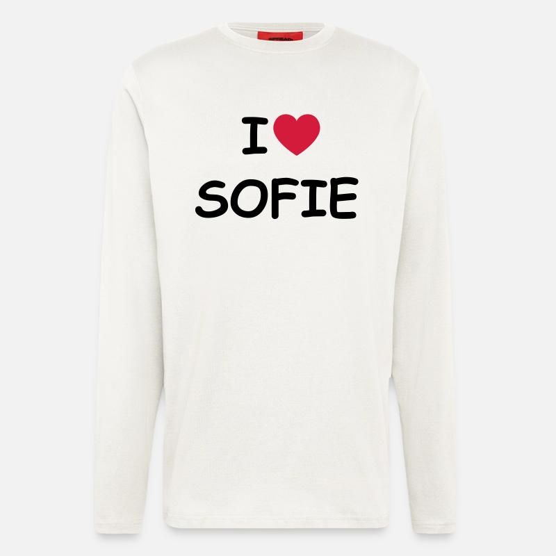 I love Sofie - Langarmshirt - made by SPREAD - OFF WHITE