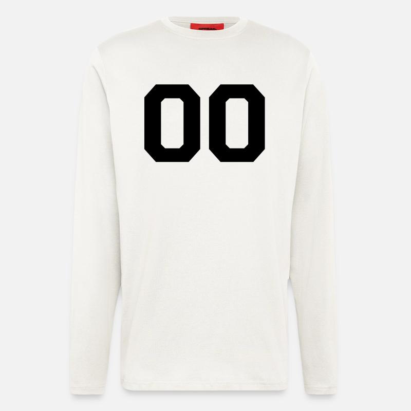 00_nummer_f1 - Langarmshirt - made by SPREAD  - OFF WHITE