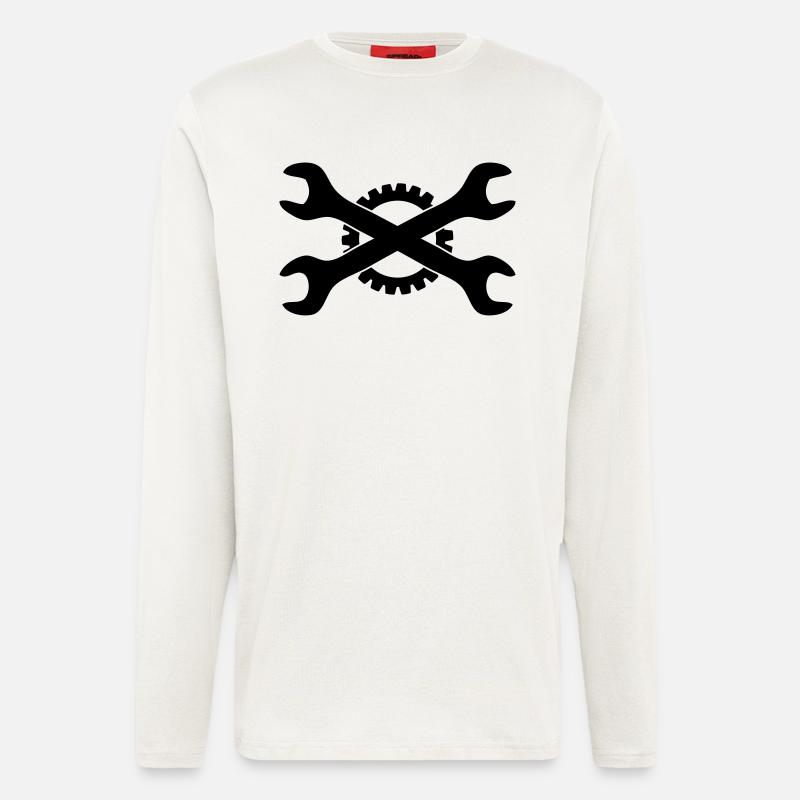 schrauber - Langarmshirt - made by SPREAD  - OFF WHITE