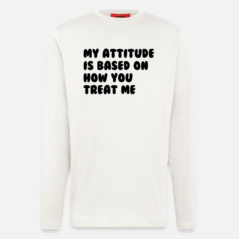 Attitude - Langarmshirt - made by SPREAD  - OFF WHITE