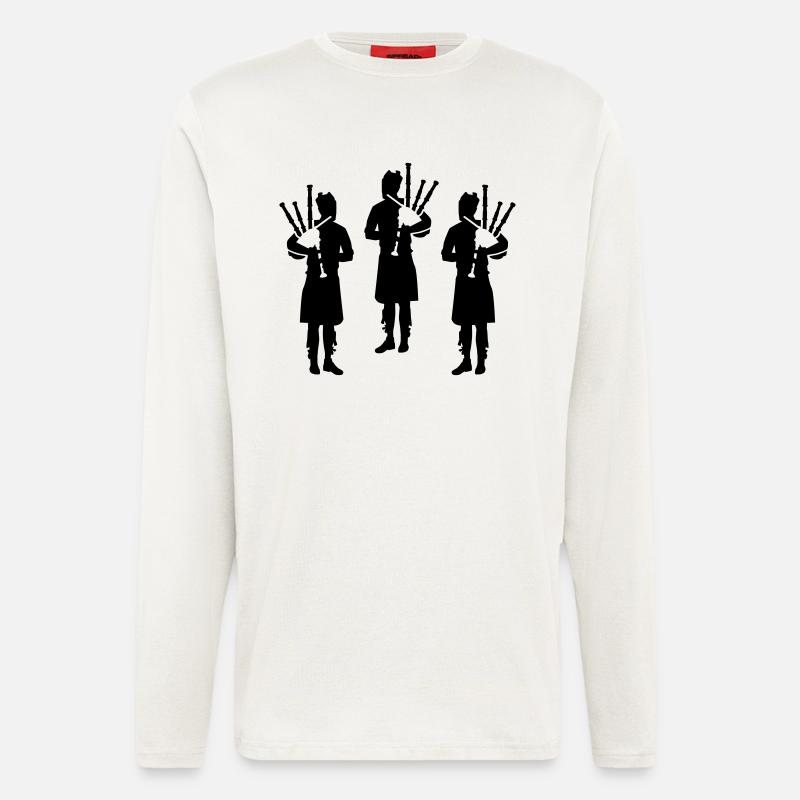 Dudelsack - Langarmshirt - made by SPREAD  - OFF WHITE
