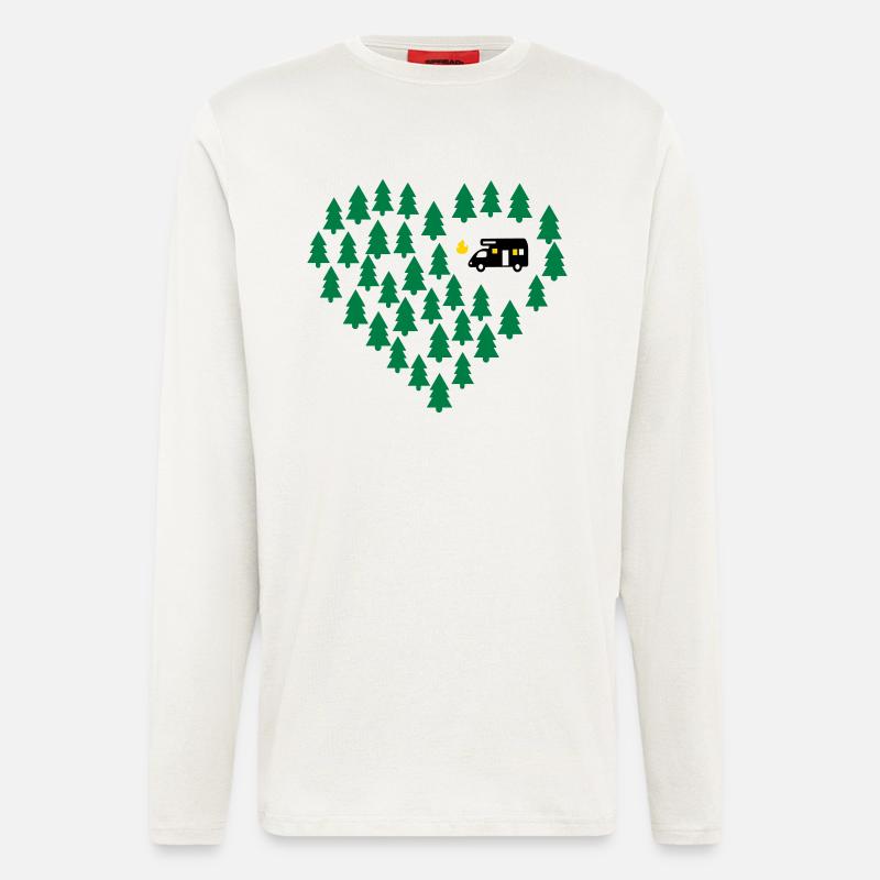 Wohnmobil Camping - Langarmshirt - made by SPREAD  - OFF WHITE