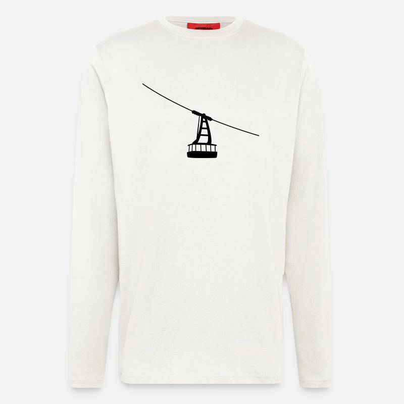 Die Gondel - Langarmshirt - made by SPREAD  - OFF WHITE