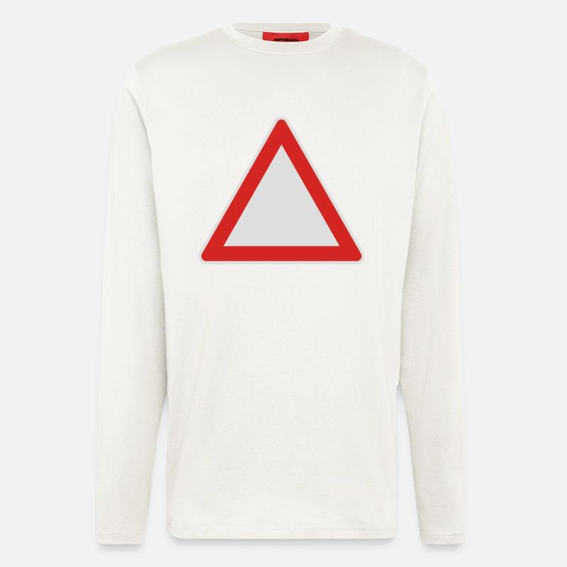 schild_2C - Langarmshirt - made by SPREAD  - OFF WHITE