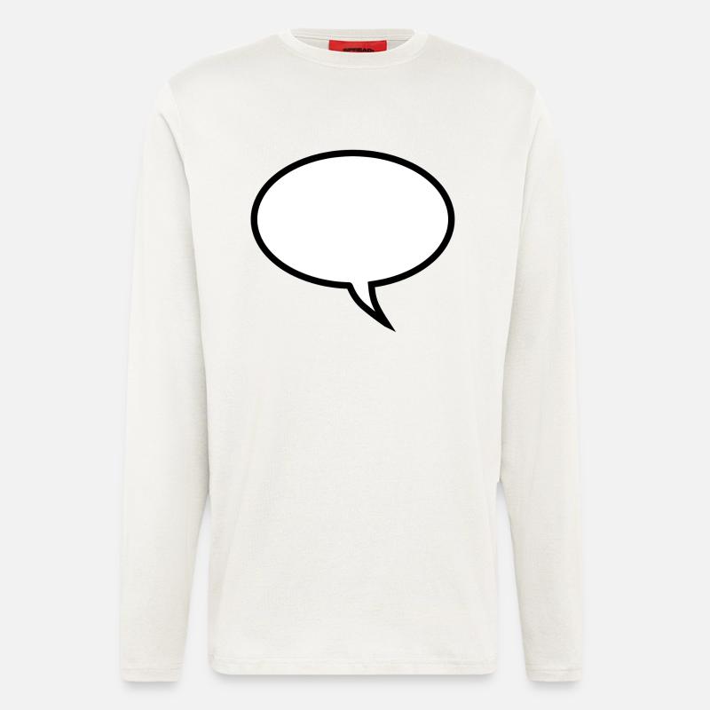 SpeechBubbleDesign - Longsleeve - made by SPREAD  - OFF WHITE