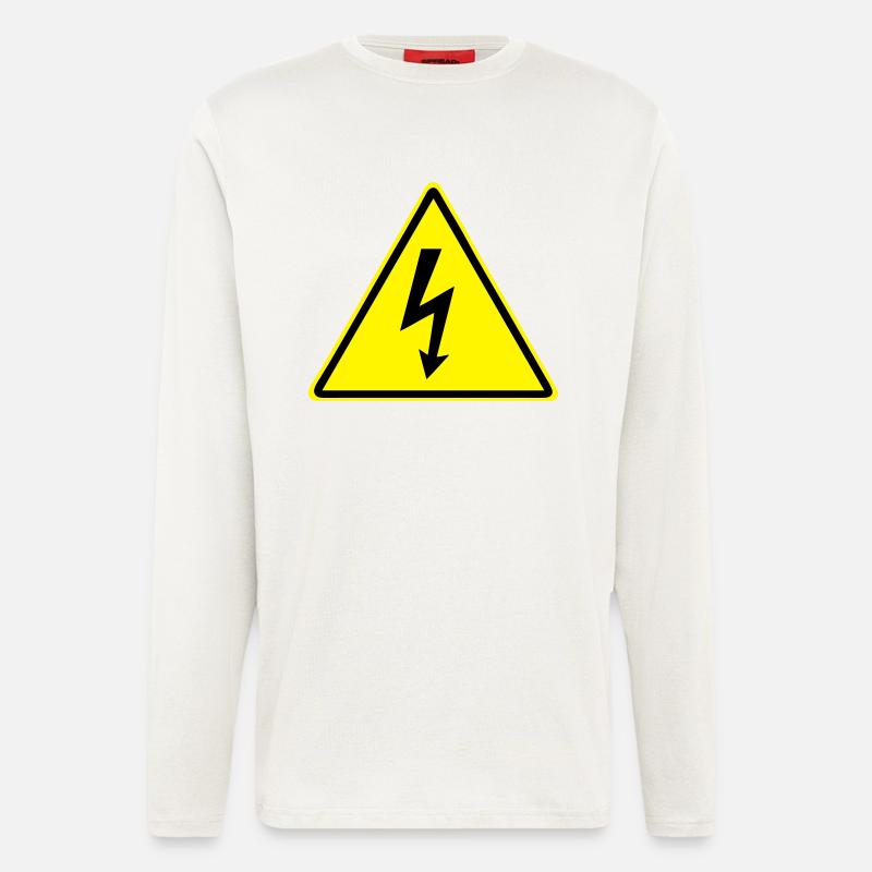 Hochspannung - Langarmshirt - made by SPREAD  - OFF WHITE