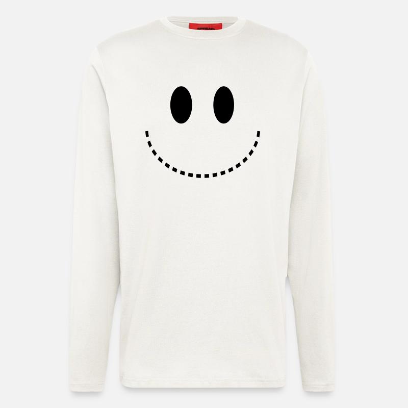Smiley - Langarmshirt - made by SPREAD  - OFF WHITE