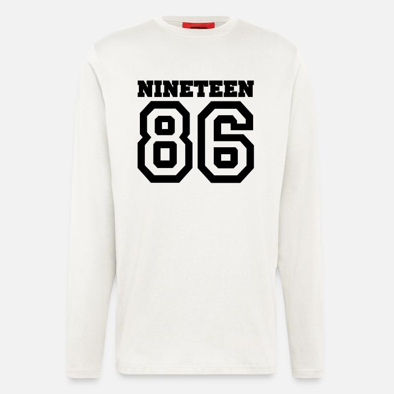 1986 - Langarmshirt - made by SPREAD  - OFF WHITE