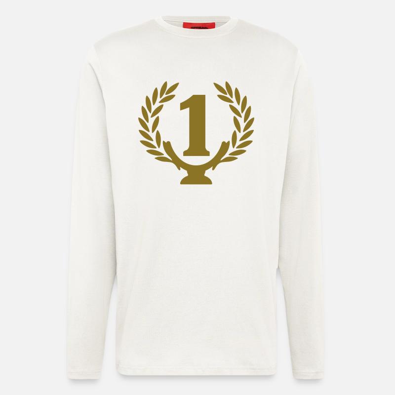 1_coppa_corona - Langarmshirt - made by SPREAD  - OFF WHITE