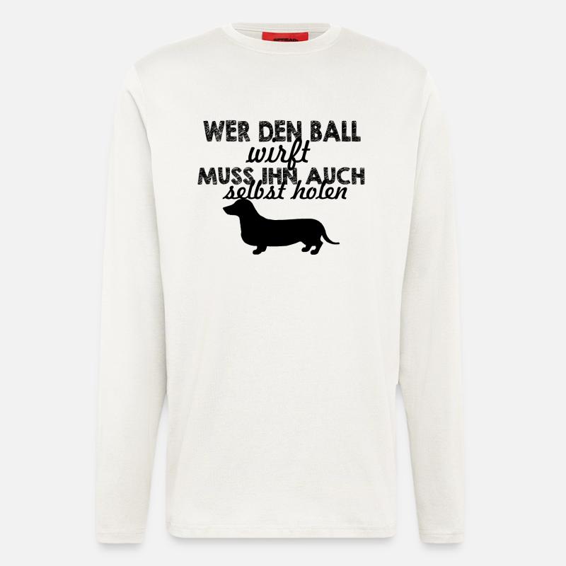 Dackel - Langarmshirt - made by SPREAD  - OFF WHITE