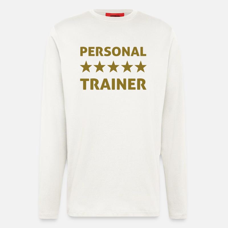 personal trainer - Longsleeve - made by SPREAD  - OFF WHITE