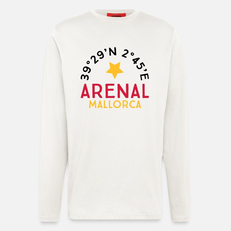 Arenal Mallorca - Langarmshirt - made by SPREAD  - OFF WHITE