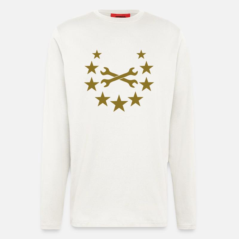 tool star - Langarmshirt - made by SPREAD  - OFF WHITE