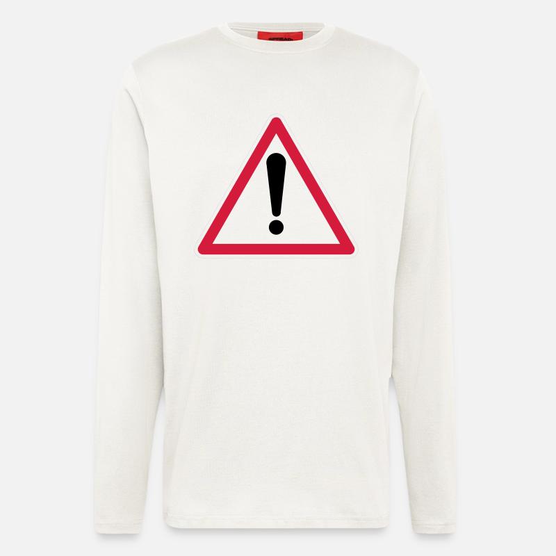 Achtung! - Langarmshirt - made by SPREAD  - OFF WHITE