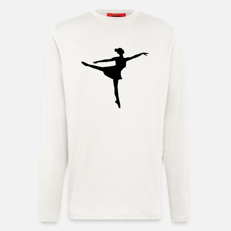 Dance Female de - Langarmshirt - made by SPREAD  - OFF WHITE
