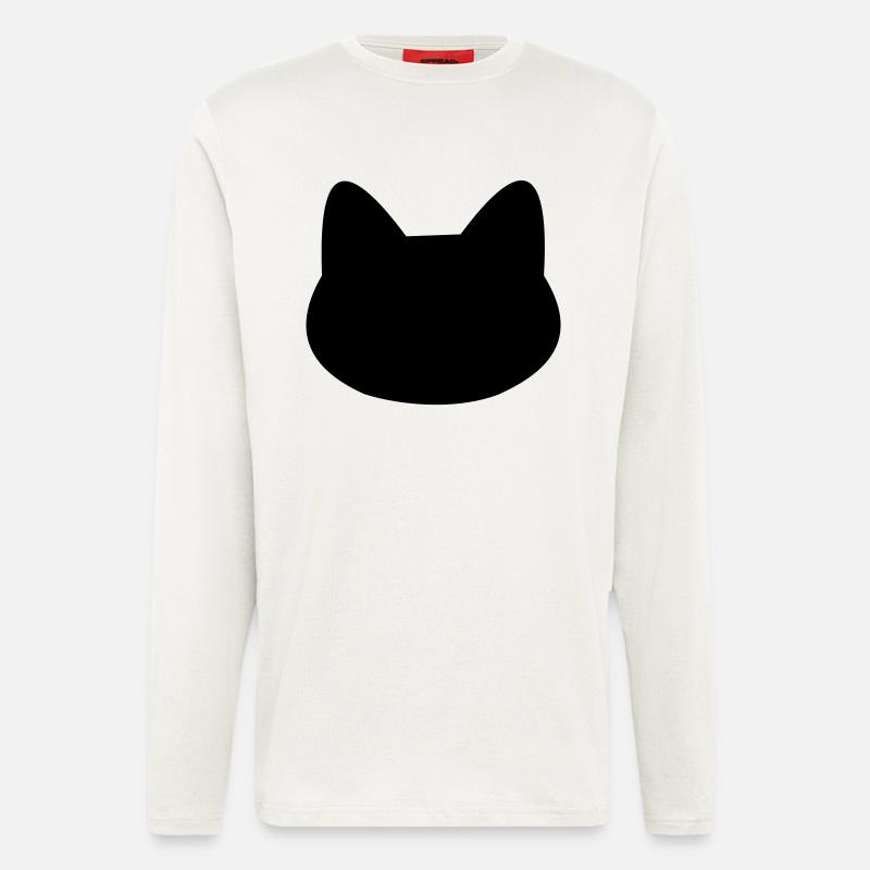 chat - Manches longues bio décontracté fabriqué en UE - OFF WHITE
