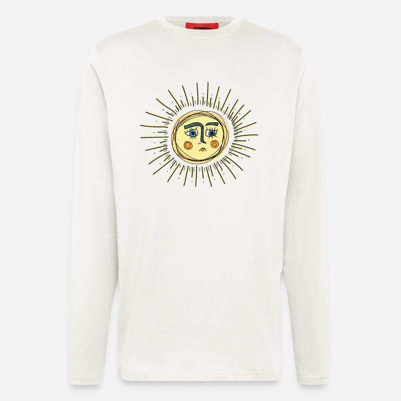 Sad Sun - Langarmshirt - made by SPREAD  - OFF WHITE