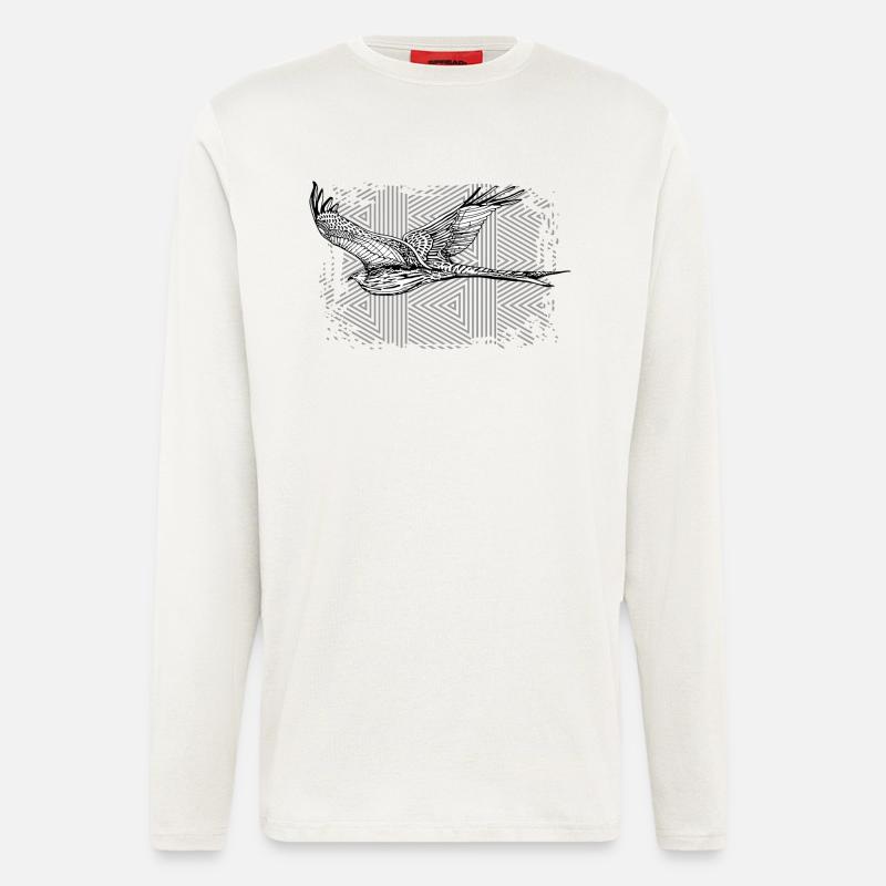 Vogel - Langarmshirt - made by SPREAD  - OFF WHITE