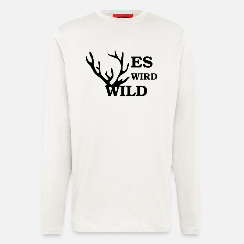 es wird wild - Longsleeve - made by SPREAD  - OFF WHITE