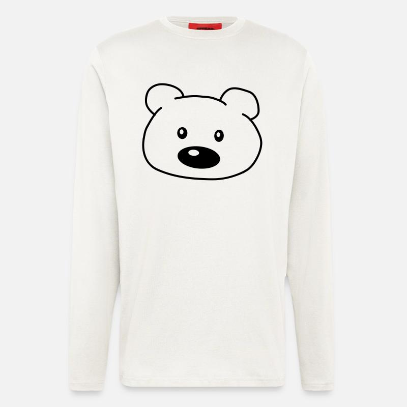 Bear Head - Longsleeve - made by SPREAD  - OFF WHITE