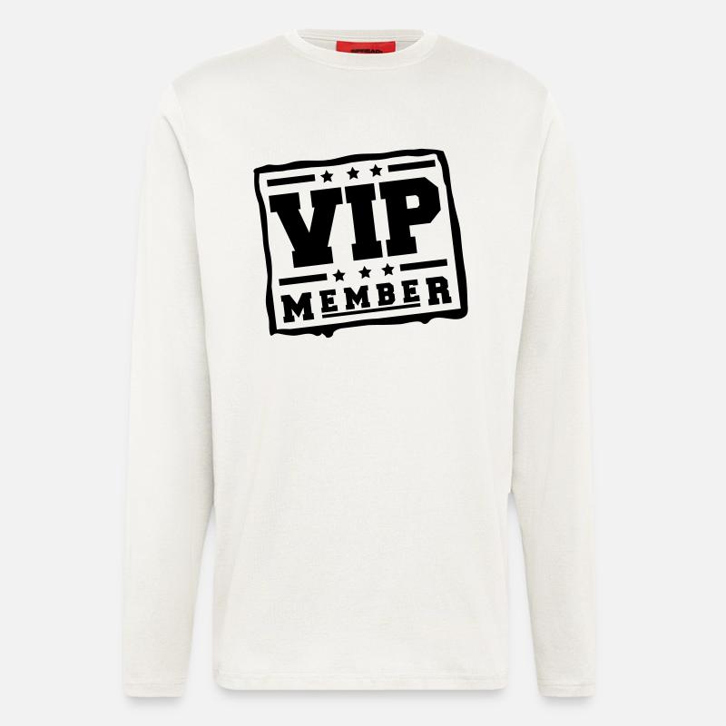 vip_member_bv1 - Langarmshirt - made by SPREAD - OFF WHITE