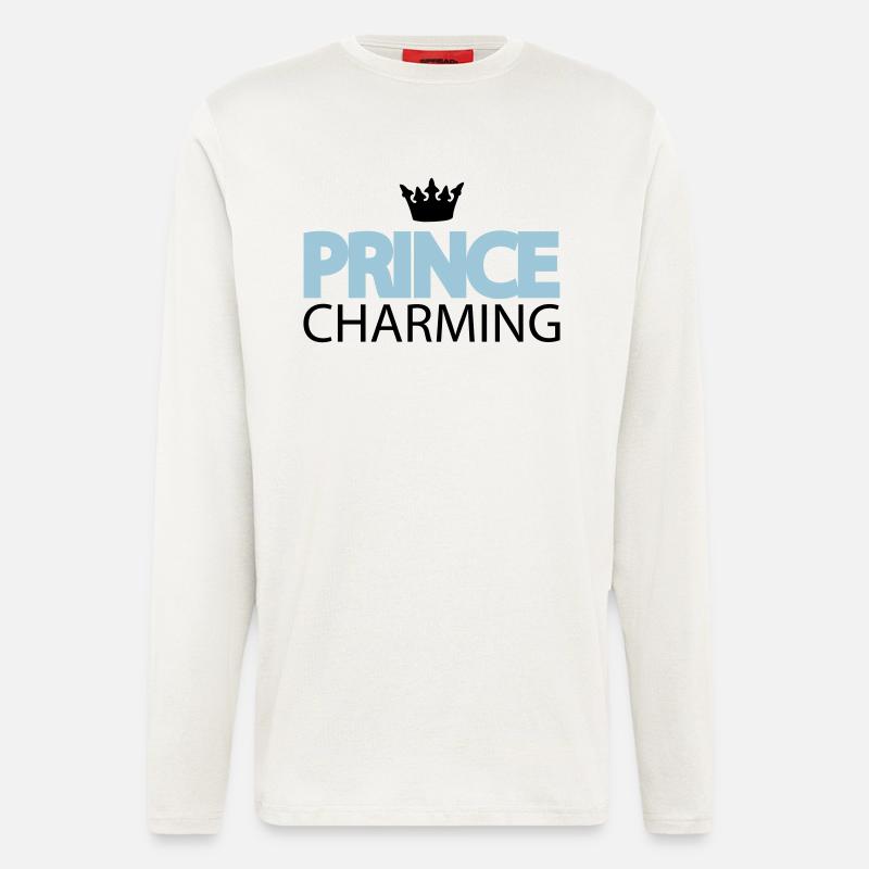 prince_charming prinz charmant krone - Langarmshirt - made by SPREAD - OFF WHITE