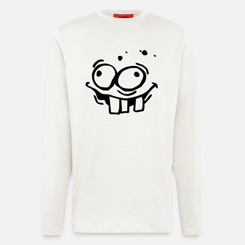 Fratze - Langarmshirt - made by SPREAD  - OFF WHITE