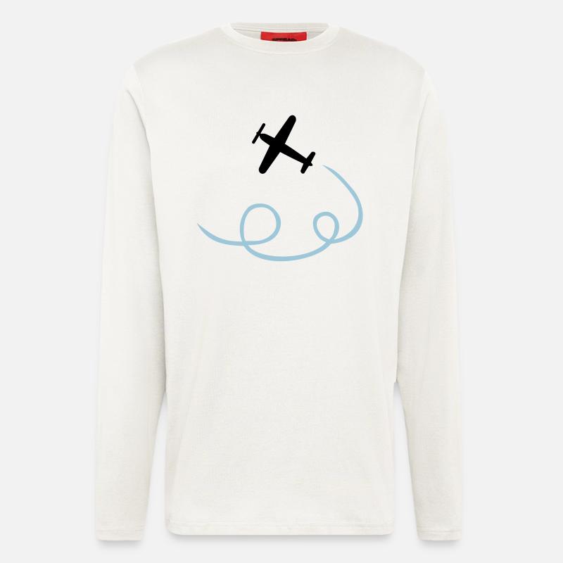 Airplane - Longsleeve - made by SPREAD  - OFF WHITE