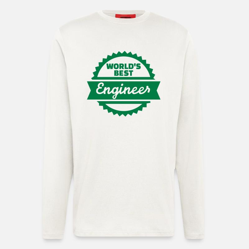 World's Best Engineer - Longsleeve - made by SPREAD  - OFF WHITE