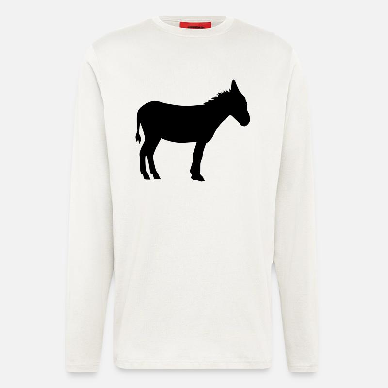 Esel - Langarmshirt - made by SPREAD  - OFF WHITE