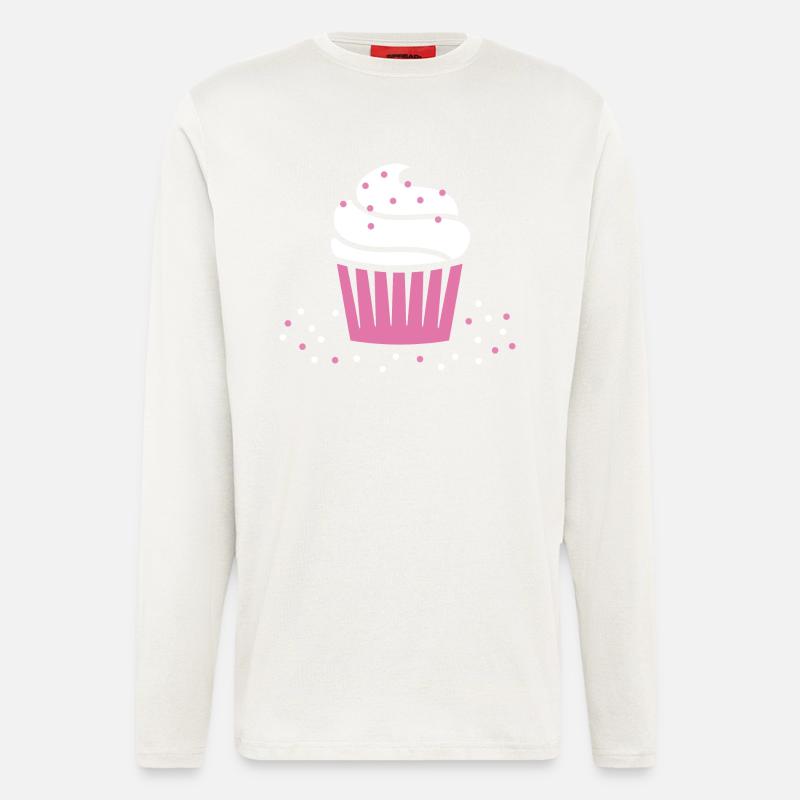 Rosa Cupcake - Langarmshirt - made by SPREAD  - OFF WHITE