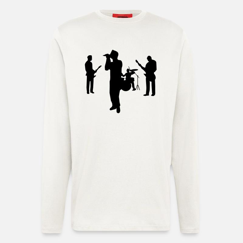 band - Langarmshirt - made by SPREAD  - OFF WHITE