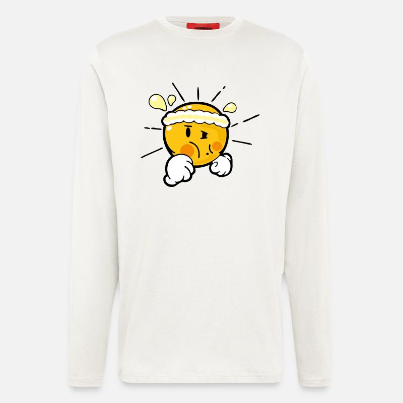 Smiley Running - Langarmshirt - made by SPREAD  - OFF WHITE