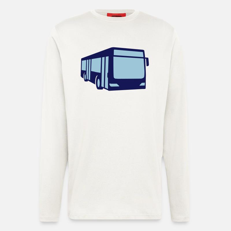 Bus - Langarmshirt - made by SPREAD  - OFF WHITE