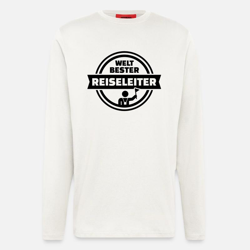 Reiseleiter - Langarmshirt - made by SPREAD  - OFF WHITE