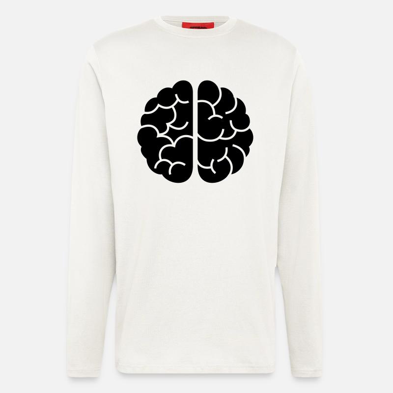 Brain - Longsleeve - made by SPREAD  - OFF WHITE